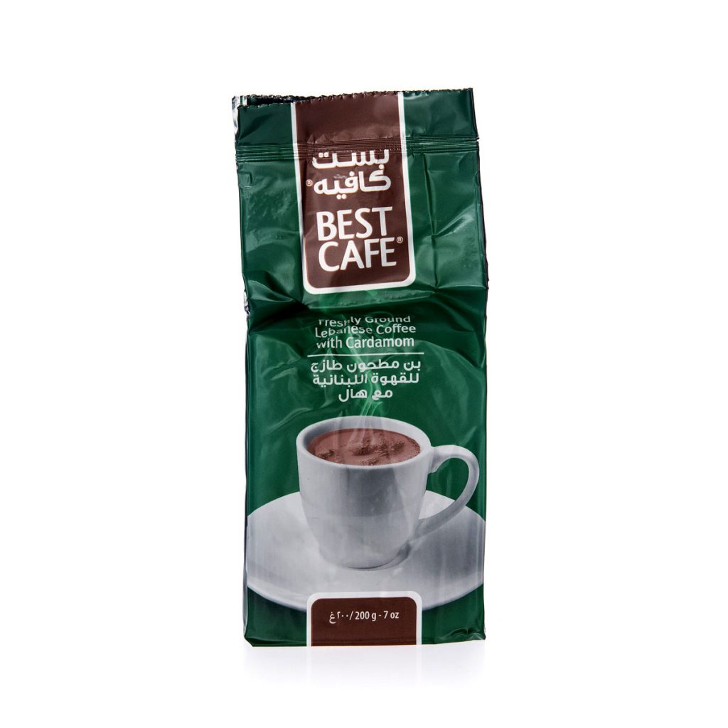 Best Café cardamom flavored Arabica ground coffee, 200g Darinne