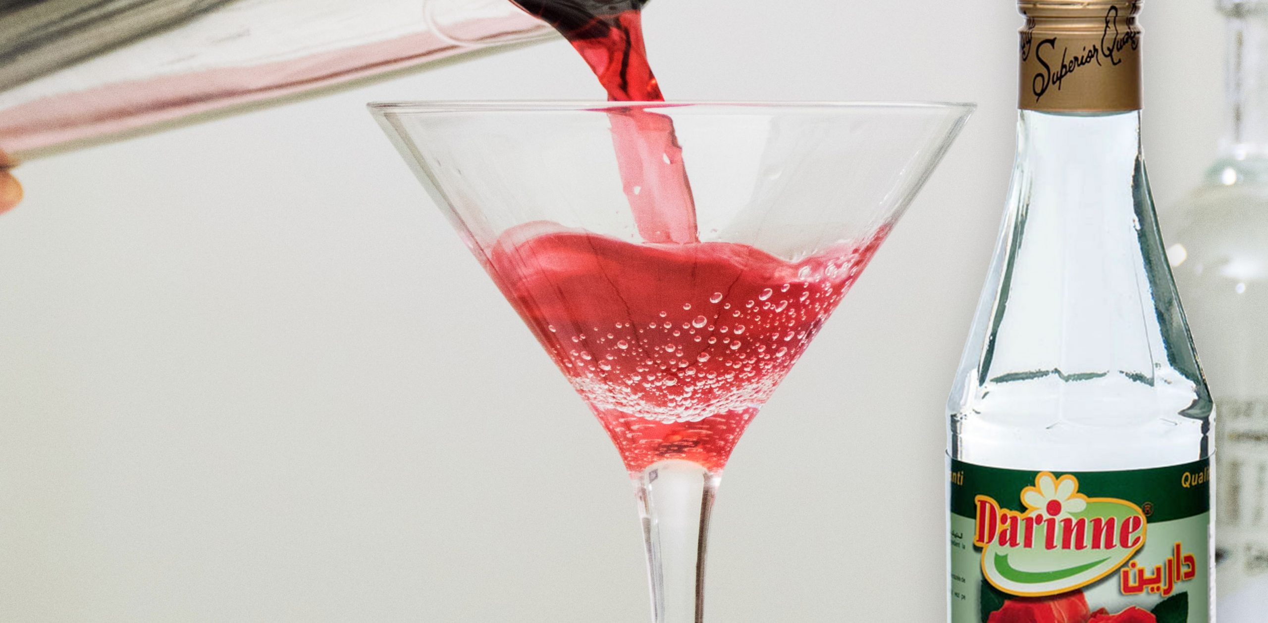 Cocktailuri cu apă de trandafiri