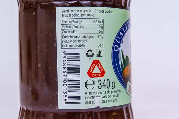 Gem de smochine pentru diabetici Darinne, 340g - Image 5