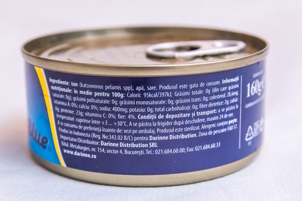 Ton bucăți în suc propriu Marina Blue, 160g - Image 2