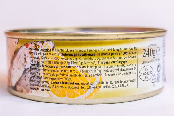 Hering în ulei vegetal Baltic Club, 240g - Image 2