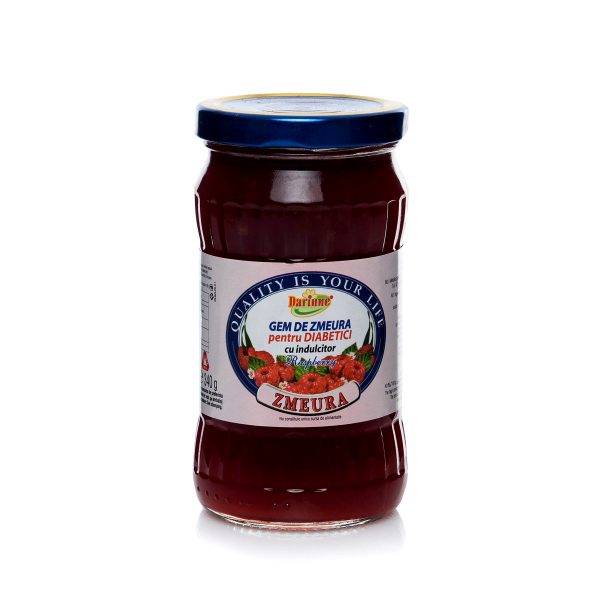 Gem de zmeură pentru diabetici Darinne, 340g