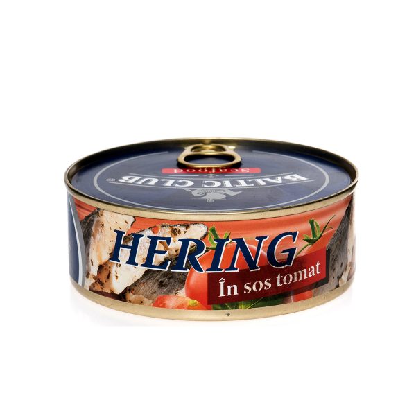 Hering în sos tomat Baltic Club, 240g