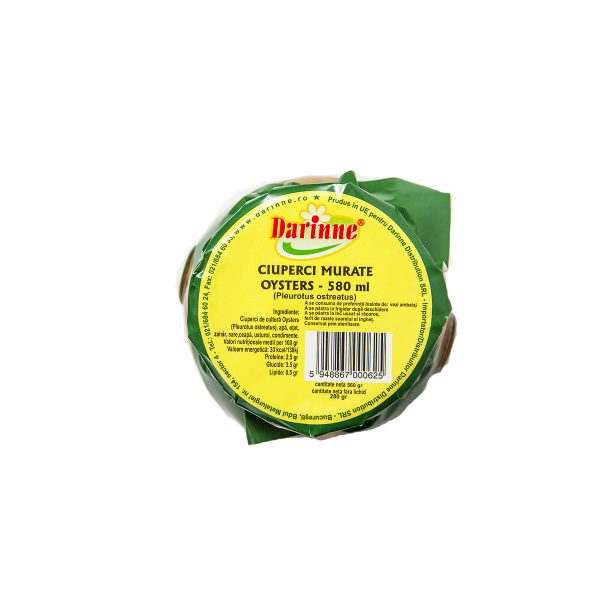 Ciuperci murate OYSTERS Darinne, 580ml - Image 2