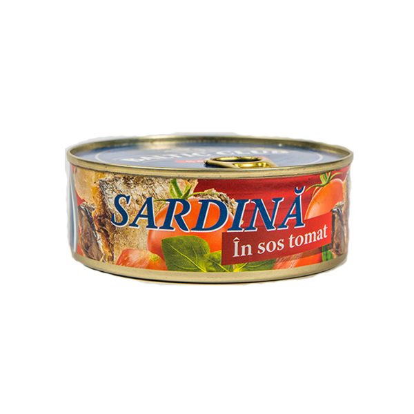Sardine în sos tomat Baltic Club, 240g