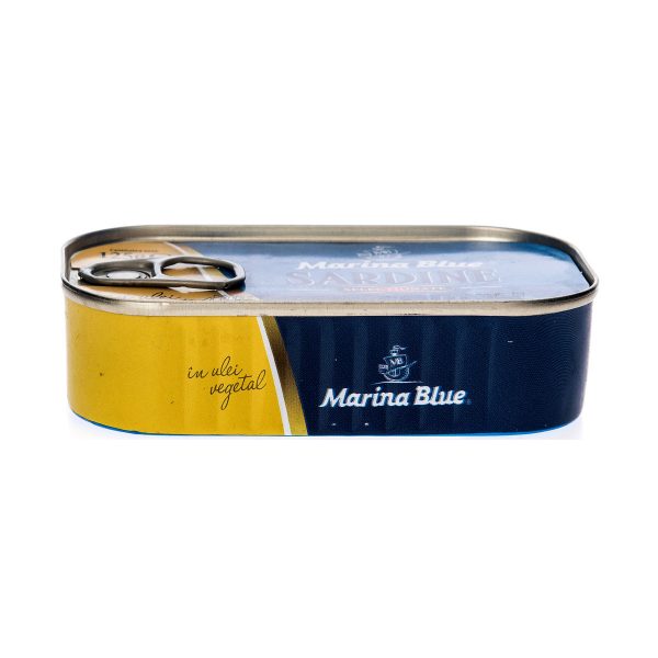 Sardine în ulei vegetal Marina Blue, 125g - Image 4