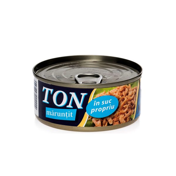 Ton mărunțit în suc propriu Marina Blue, 160g
