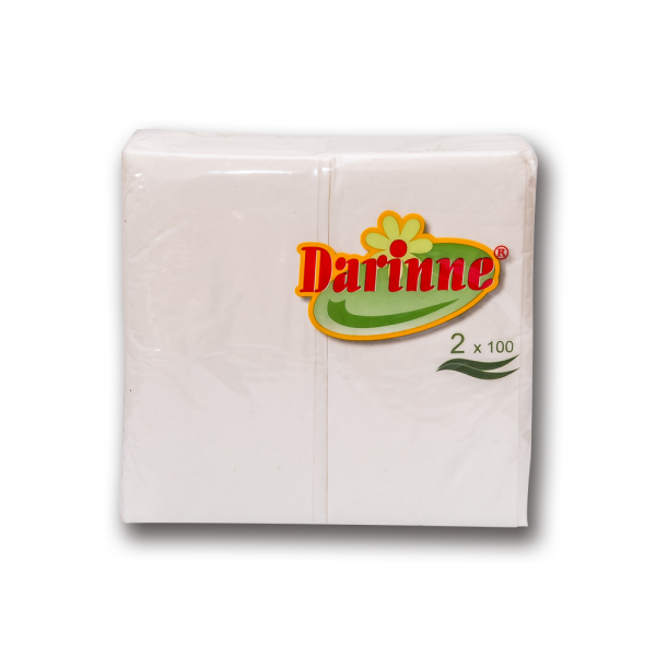 Șervețele Darinne 2 straturi alb