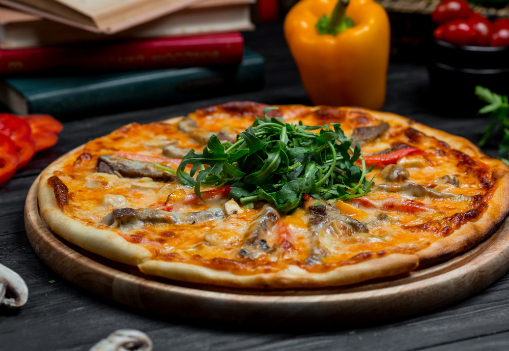 Pizza cu Sardine și Capere