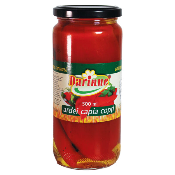 Ardei capia copți, 500ml