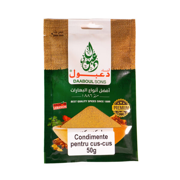 Condimente pentru cus-cus Daaboul, 50g
